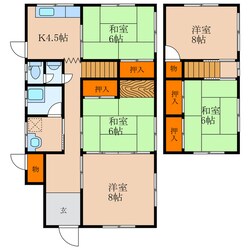 平方町F邸の物件間取画像